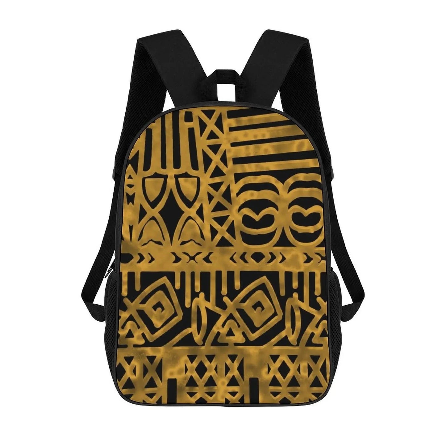 Artistic Polynesian Backpack Teens Adults School Laptop GlowCart