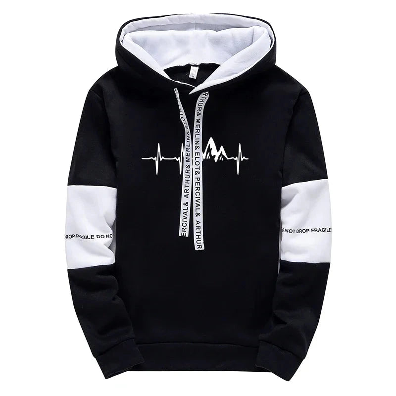 2024 Mens Tracksuit Casual Classic Hooded Sweatshirt Jogging GlowCart