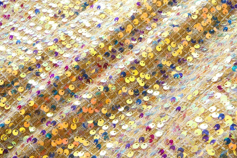 Gold Men's Shiny Sequin Suit Pants,Wedding Party Dress GlowCart