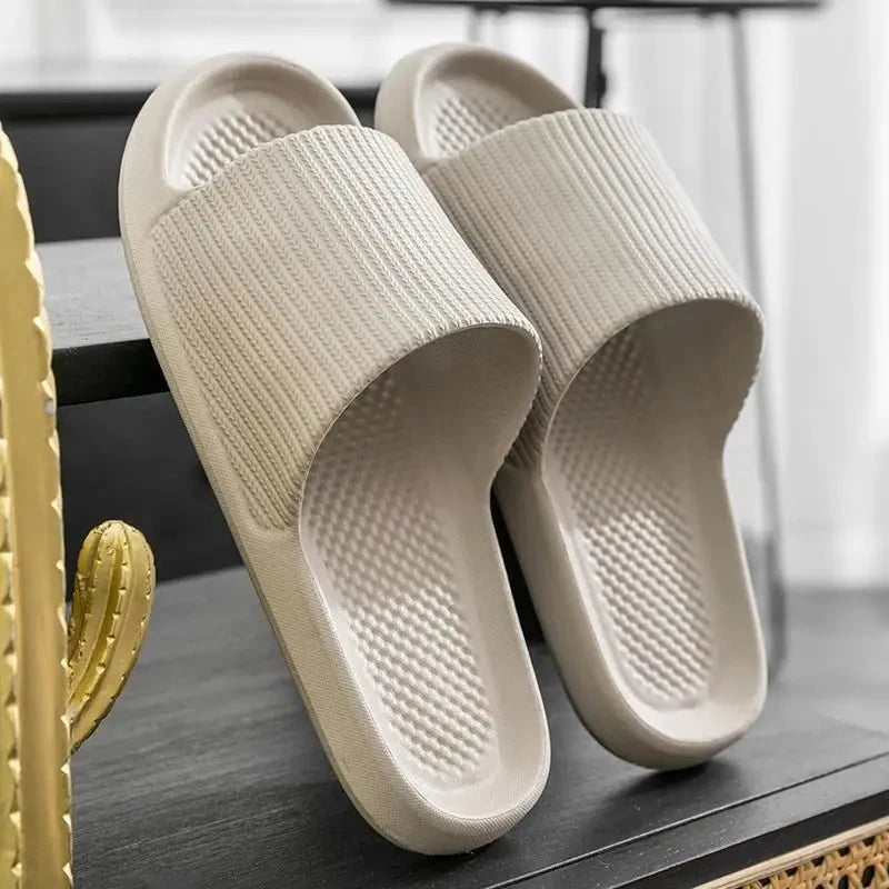 Thick Platform Bathroom Home Slippers Women Fashion Soft GlowCart
