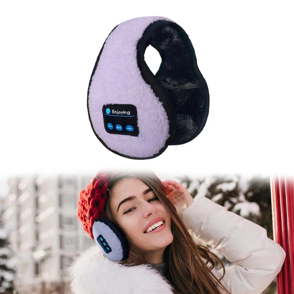 Wireless Adjustable Bluetooth Earmuffs Headphones Winter Ear GlowCart
