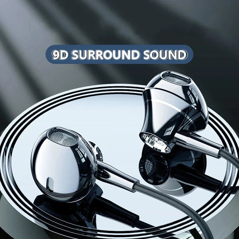 Type-C In-Ear Wired Karaoke Headphones 3.5mm Stereo Music GlowCart