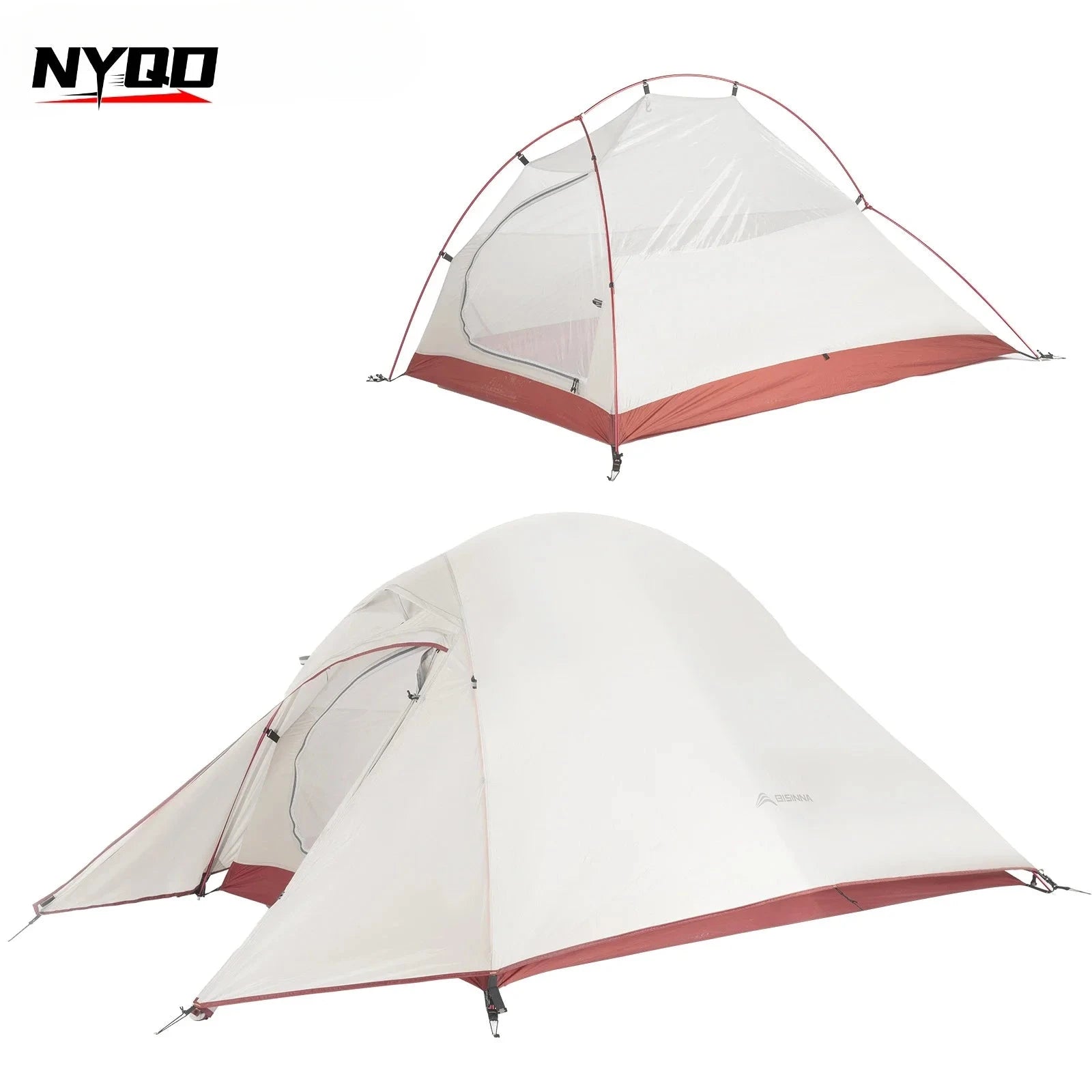 BSWolf Ultralight Camping  Backpack Tent 20D Nylon GlowCart