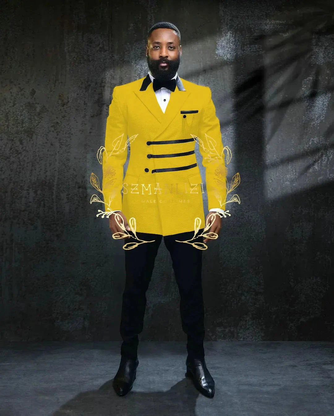 Blazer Sets Plaid Fashion Peaked Lapel Men Wedding Prom GlowCart