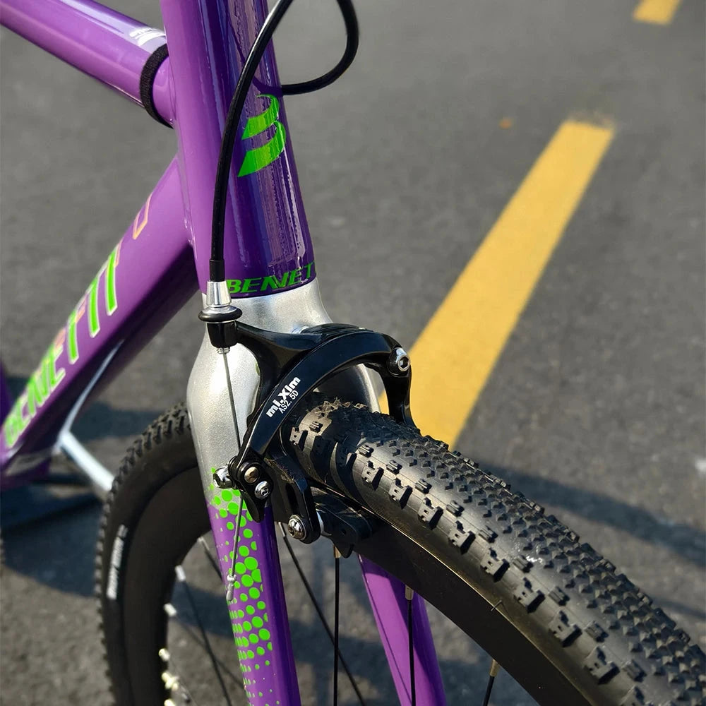 Fixed Gear Bike BJ CYCLE Bennetti brielle Fixie Bike Single Speed Gravel Retro Flip Flop MTB Free Wheel GlowCart