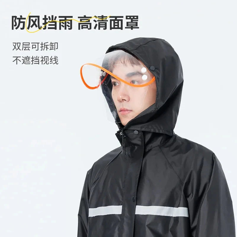 Motorcycle Raincoat Suit Rainstorm Prevention Jacket Pants GlowCart