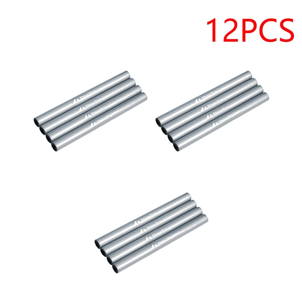 8-40PCS Tent Tube Aluminum Alloy Tent Emergency Tube GlowCart