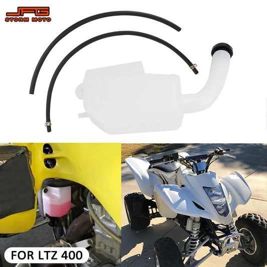 Radiator Tank Water Tank Coolant Bottle Overflow Reservoir Tank Motorcycles Parts For Suzuki LTZ 400 LTZ400 ATV GlowCart