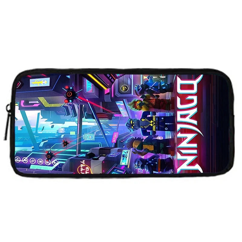 Child School Sports Game N-NinjagoS Backpack with Lunch Bags ,Pencil Bags ,School Bags for Boys Girls Best Gift GlowCart