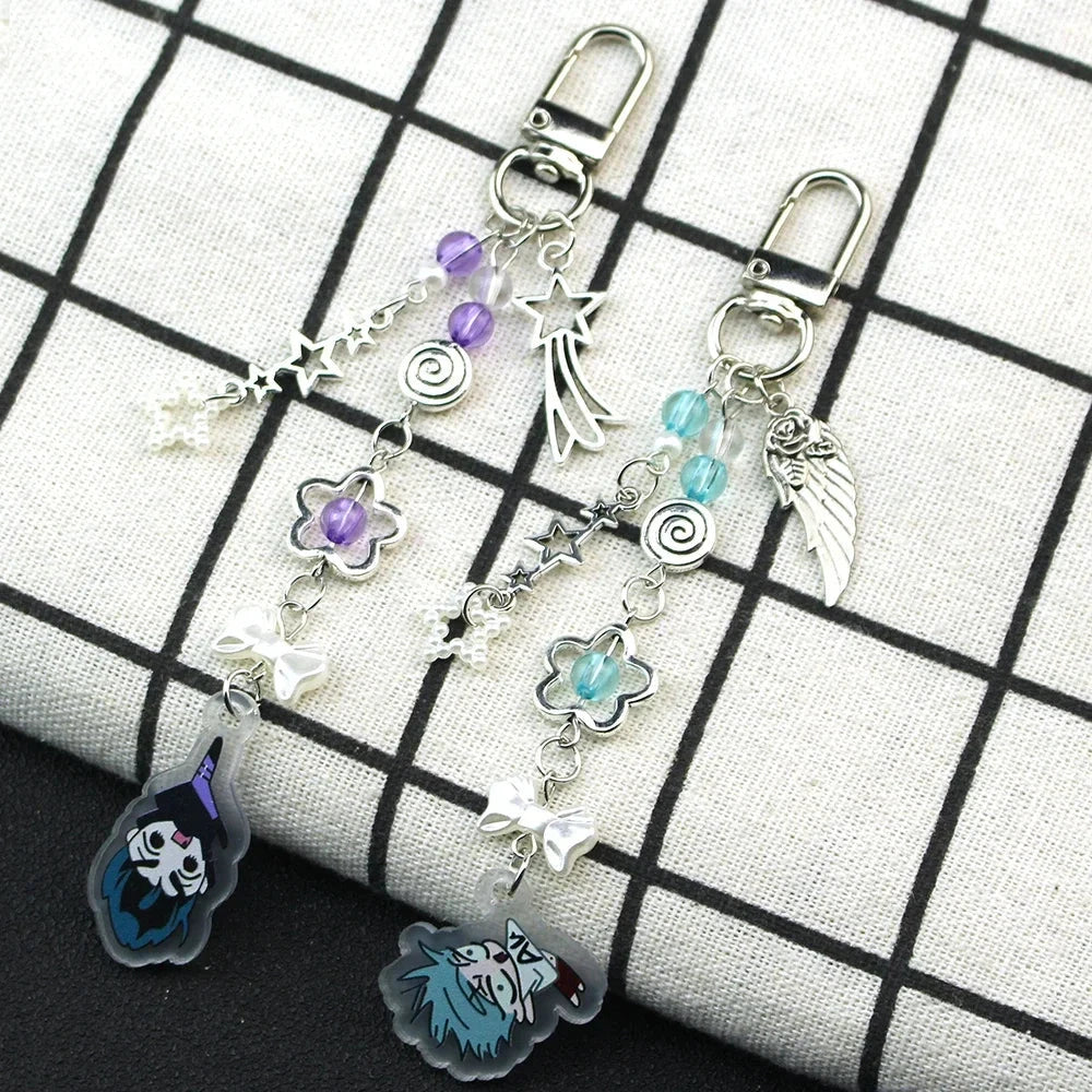 Anime Alien Stage Ivan Till Cosplay Key Chain Acrylic Kawaii GlowCart