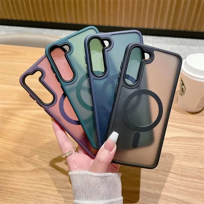 Luxury New Matte Translucent Business Phone Case for Samsung GlowCart