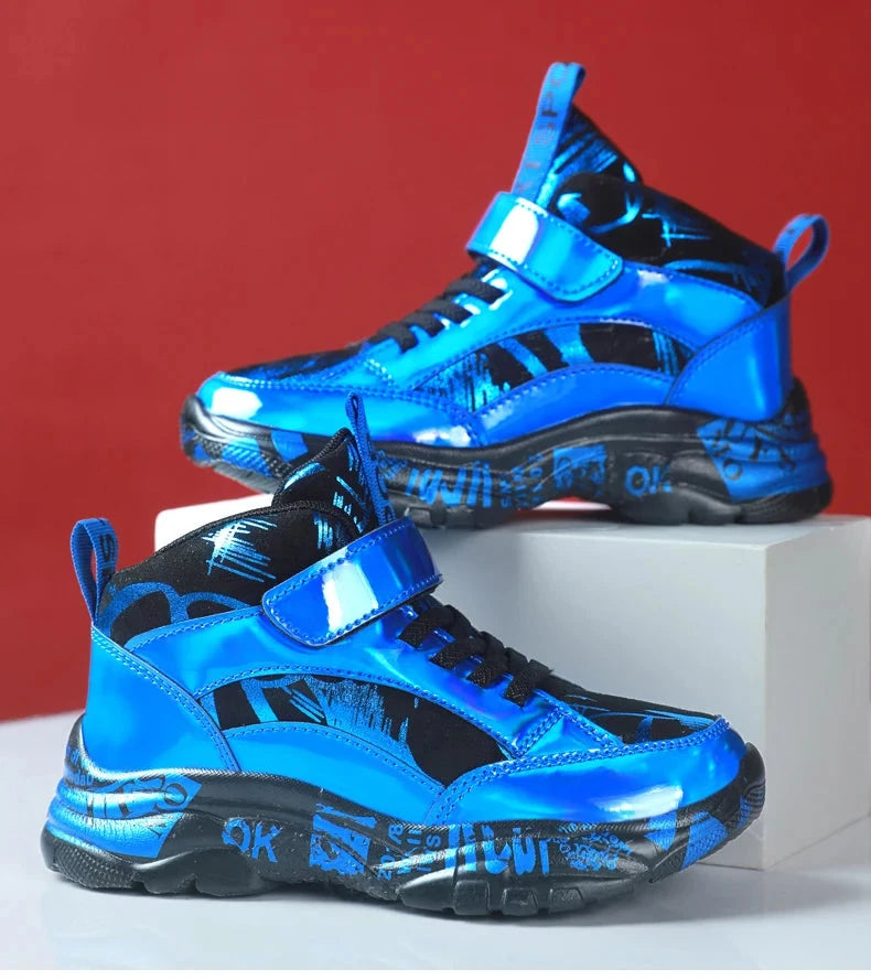 sAutumn breathable boys and children's sports shoes casual running shoes GlowCart