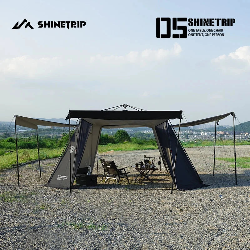 ShineTrip 05 Series Dome camping tent Quick Setup big tent GlowCart