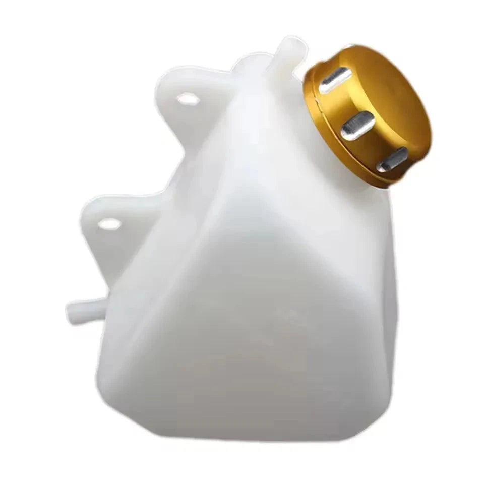 ATV UTV Motorcycle Accessory Coolant Reservoir Tank with Lid For Kawasaki KLX250 1994-2007 Radiator Water Bottle Motocross Parts GlowCart