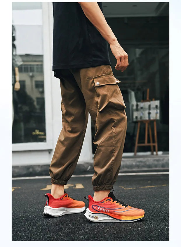 Summer Men's Running Shoes New Professional Carbon Plate