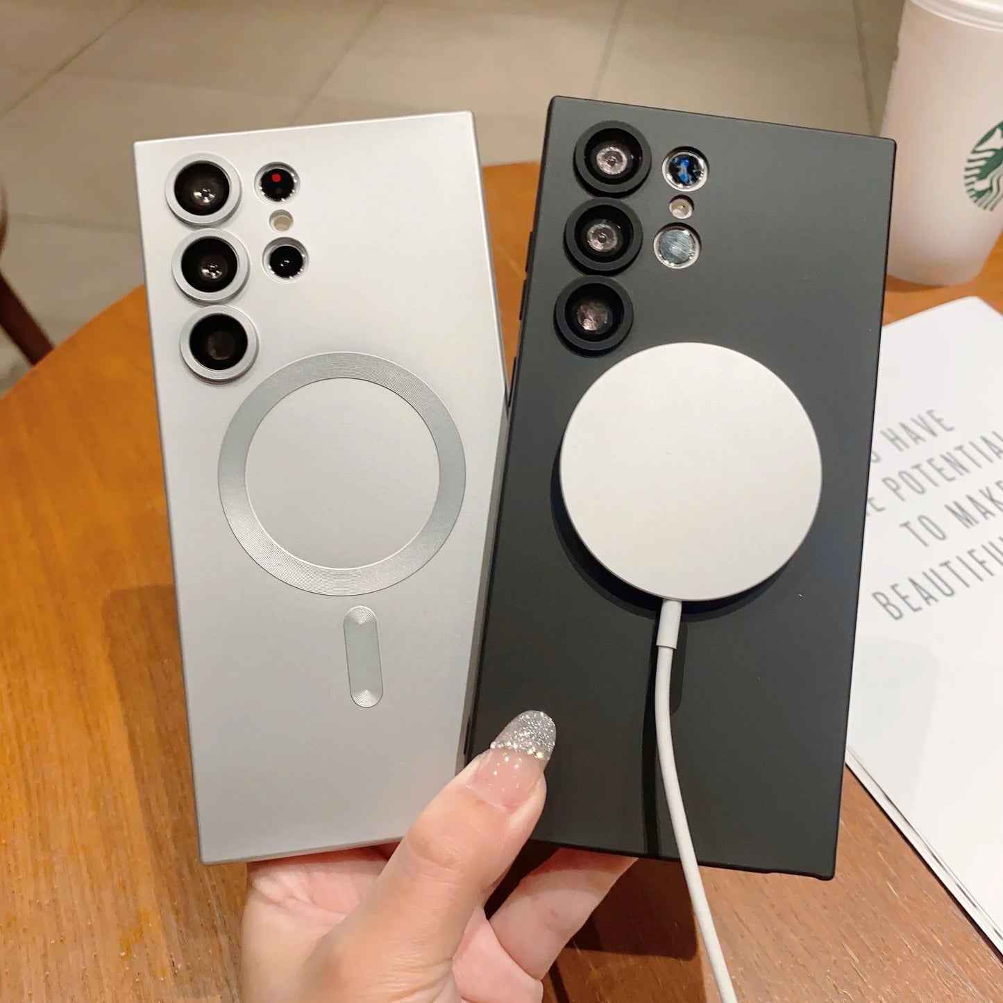 Luxury For Magsafe Magnetic Case For Samsung Galaxy S24 S25