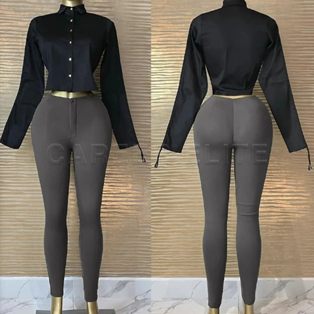 Women's Pants High Waist Skinny Leggings Pant Fashion Sexy GlowCart