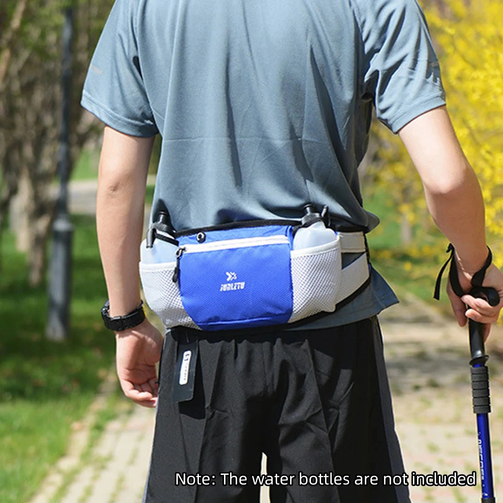 Running Belt Waist Pack Hydration Waist Pack Water Resistant Breathable Runners Belt Water Bottle Fanny Pack for Hiking Camping GlowCart