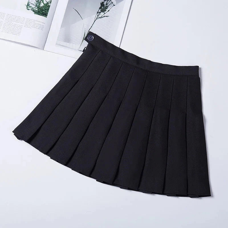 Women's Skirt Without Shorts Fashion Korean Style Ropa Black GlowCart