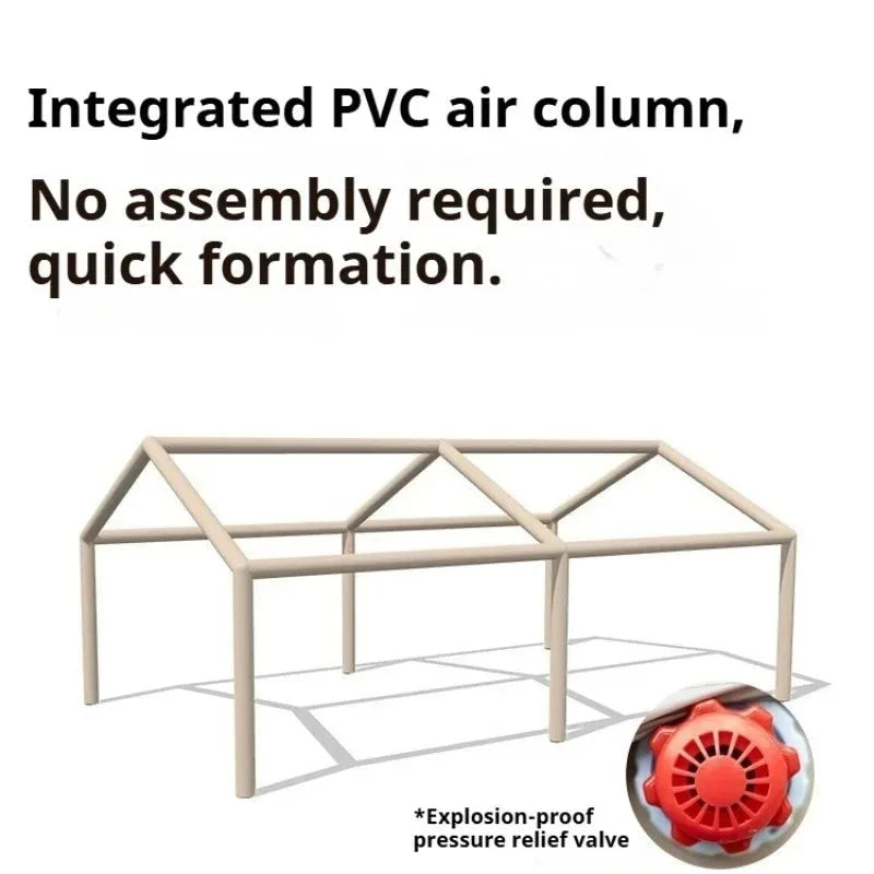 Quick Automatic Opening Inflatable Tent Two Bedrooms One GlowCart