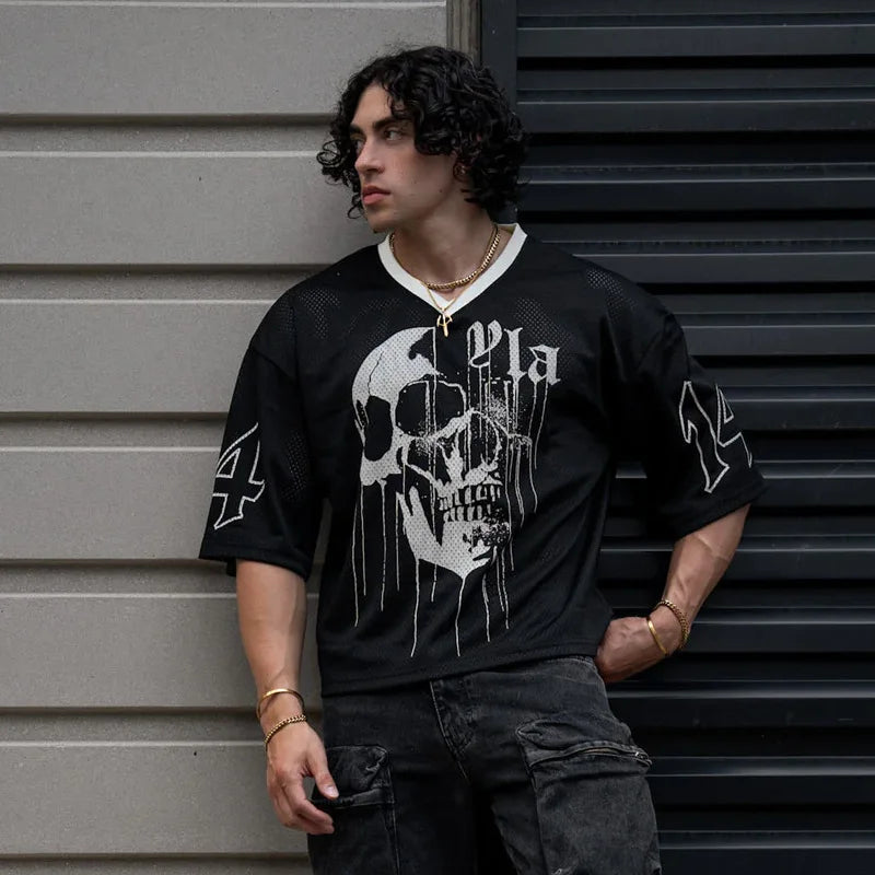 T-shirts Men Summer New Sports Men T-shirts Leisure Round Neck Fashion Loose And Comfortable Clothing Gym Running Shirts man GlowCart