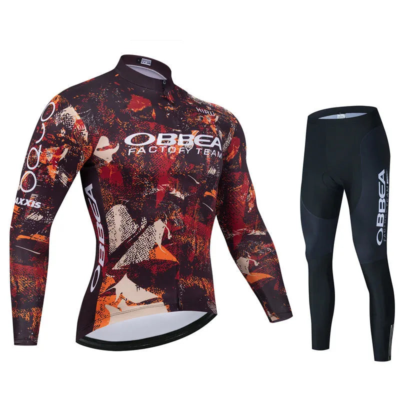 Hiru Summer Spring and Autumn Long Sleeve Bike Clothing Set Bicycle Mountain 2026 Team Cycling Jersey Maillot Ropa Ciclismo GlowCart