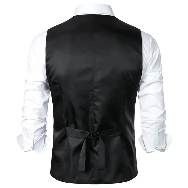 Men's medieval retro vest Slim models men's suit vest men's GlowCart