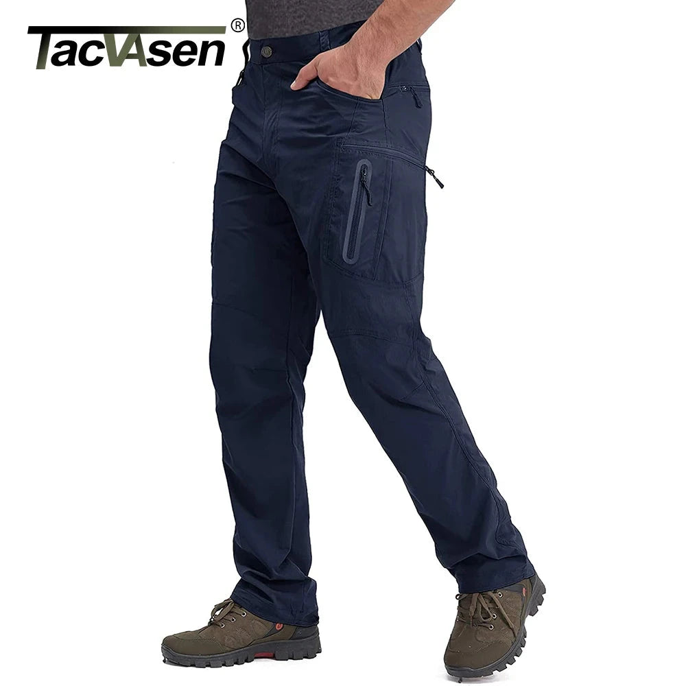 TACVASEN Summer Lightweight Trousers Mens Fishing Pants GlowCart