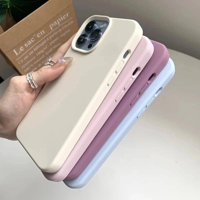 Liquid Silicone Case For Apple iPhone 15 16 14 13 12 11 17 GlowCart
