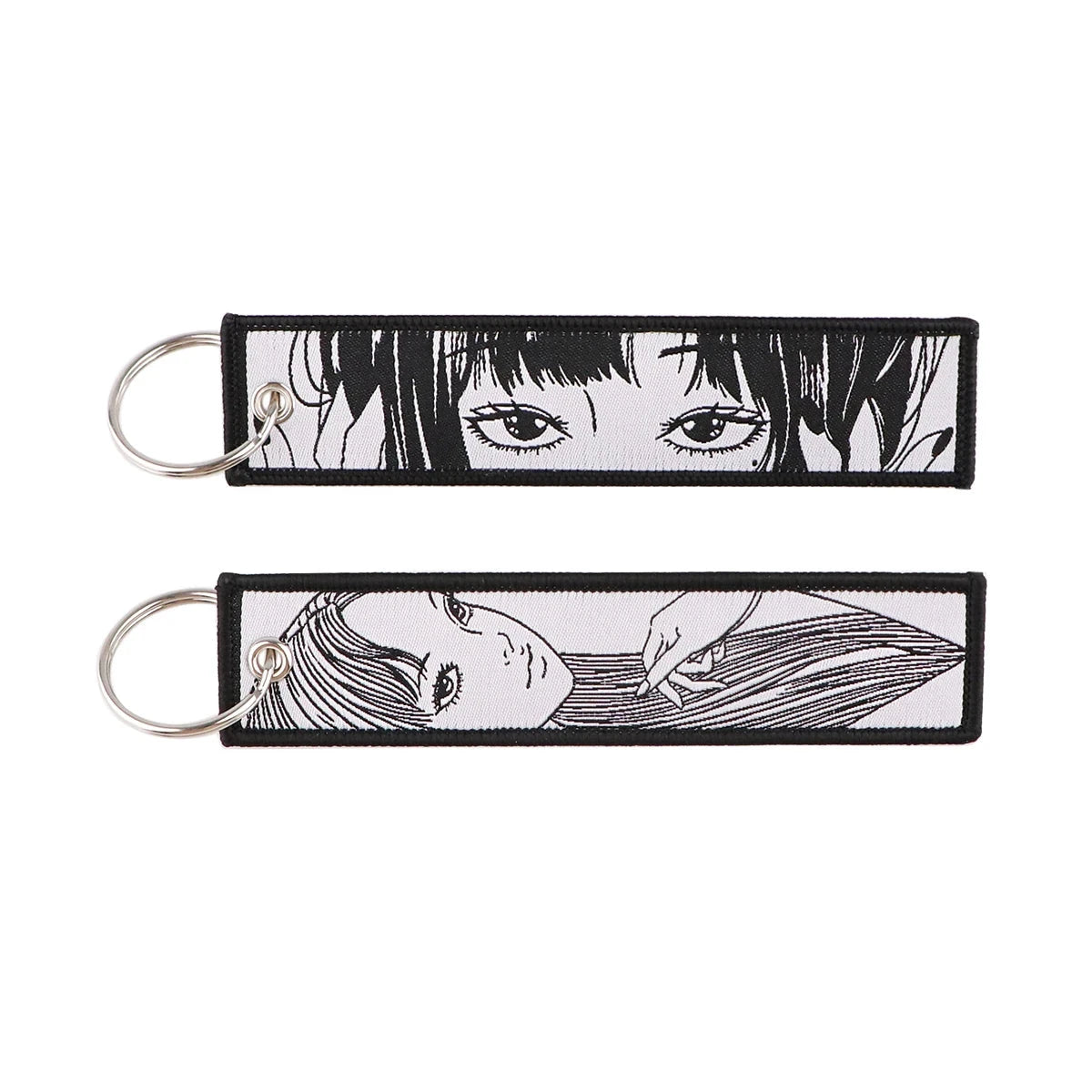 Classic Anime Cool Embroidery Key Fobs Key Tag Motorcycles GlowCart