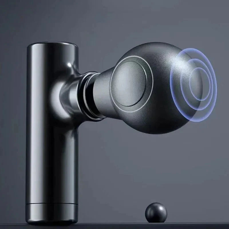 Mini Massage Massage LCD Screen 6 Heads Gun Muscle Massager GlowCart