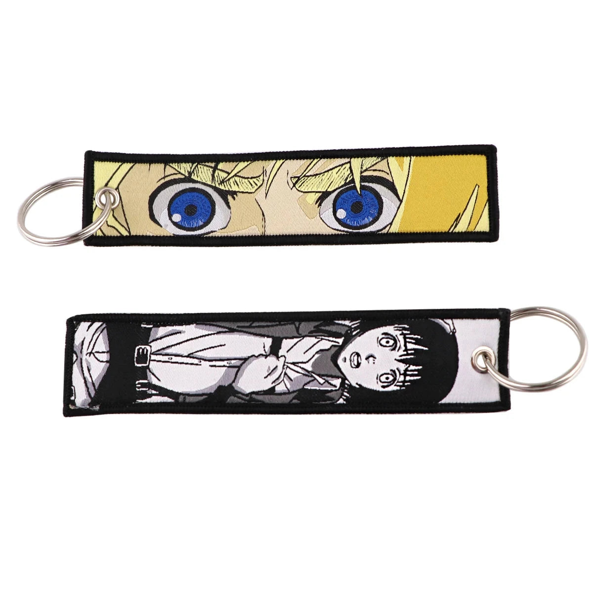 Classic Anime Cool Embroidery Key Fobs Key Tag Motorcycles GlowCart