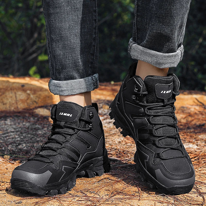 2025 New Hiking Shoes Unisex Outdoor Hiking Sports Shoes Camping Boots Ladies Waterproof Walking Shoes Non-slip Hiking Shoes GlowCart