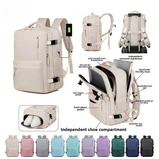 Men's and women's backpacks, large capacity multifunctional GlowCart