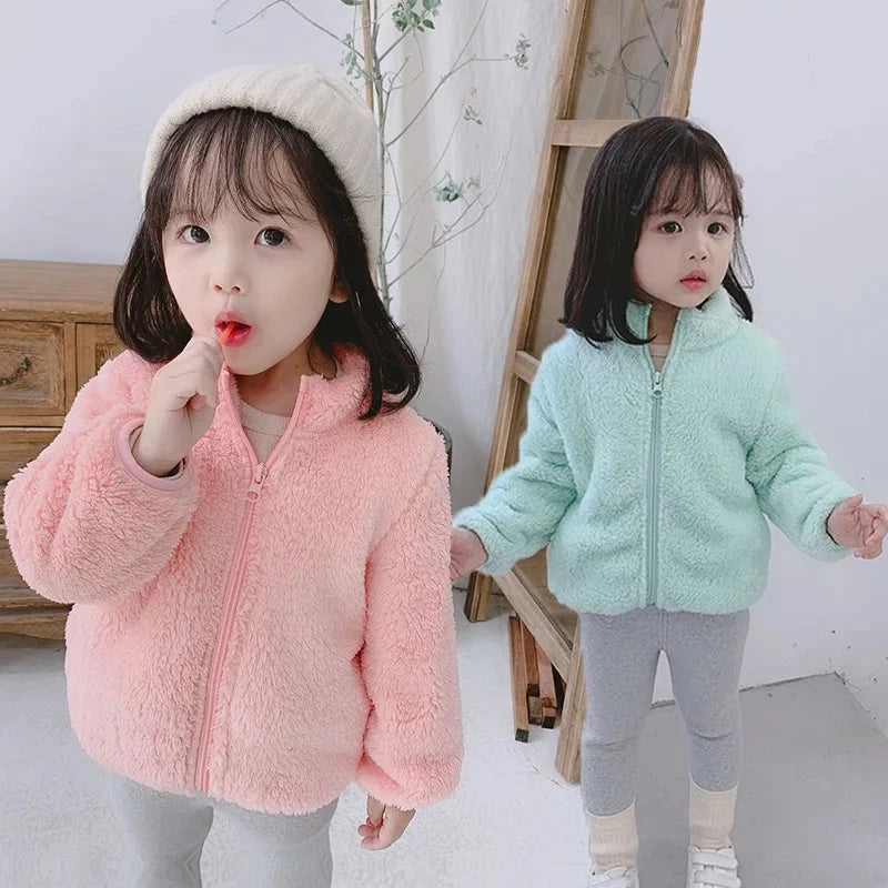 Kids Winter Coats 2025 New Children Outerwear Boy Warm Fleece Jacket Baby Girls Jackets for Autumn Spring Children Clothing GlowCart