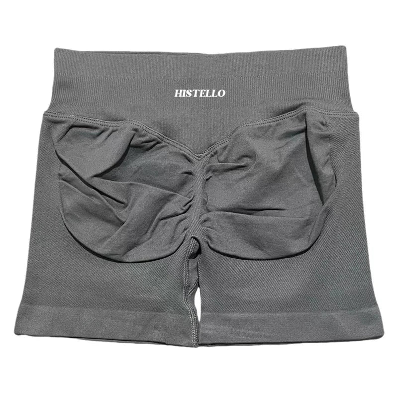 HISTELLO Impact Shorts Df Substitute High Waist Women Yoga Workout Short Seamless Leggings Stretch Fitness Running Gym Shorts GlowCart