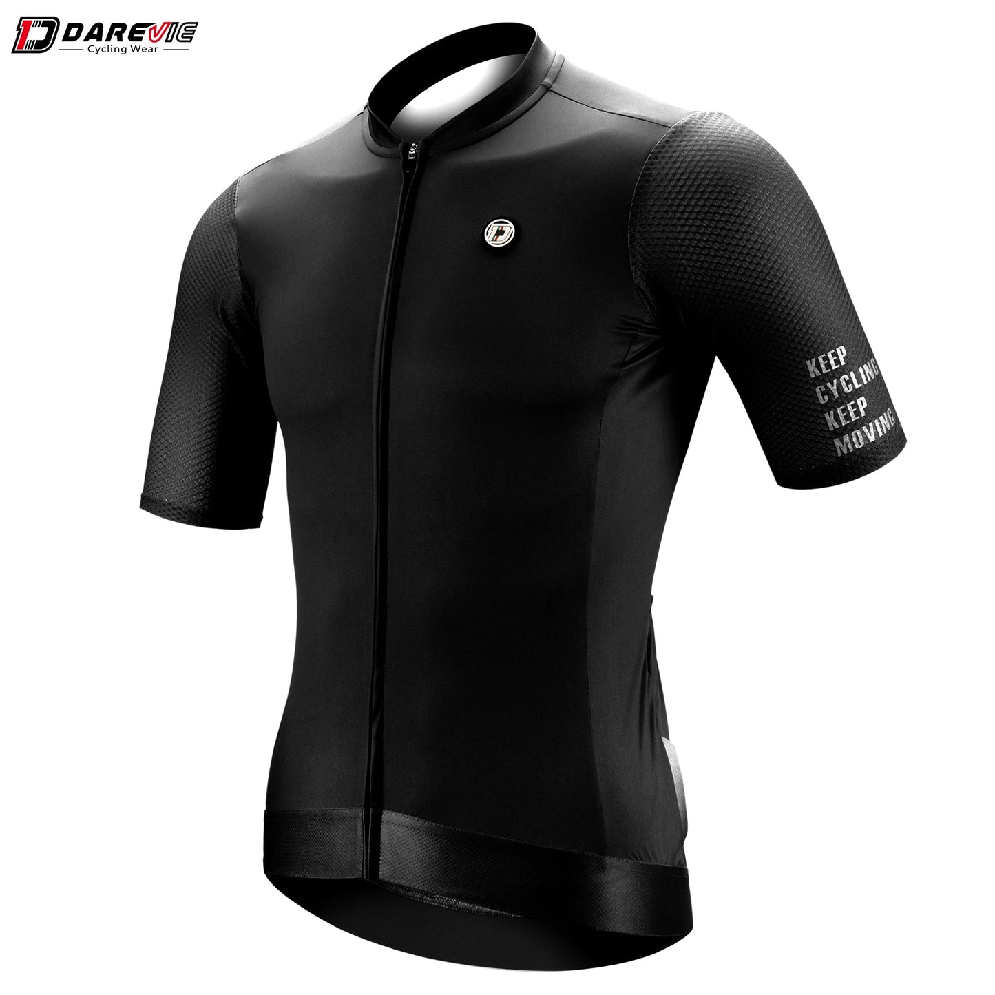 DAREVIE Cycling Jersey SPF 50 Anti-UV Training Level Slim Fit Small Size Men Women Man Cycling Maillot Bike Jersey Cycling Shirt GlowCart