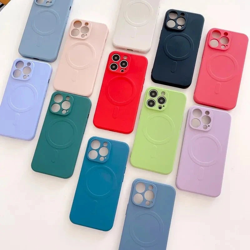 Liquid Silicone Shockproof Case For iPhone 17 16 15 14 13 12 GlowCart