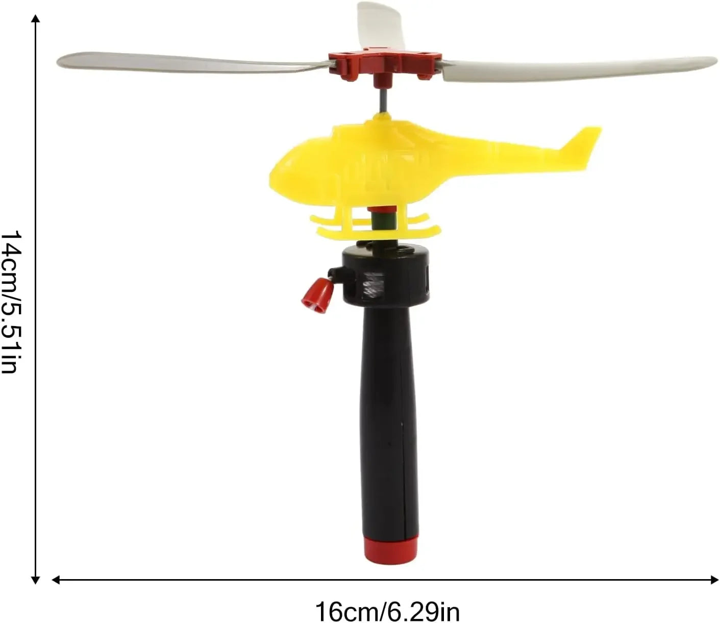 1/3/5sets Bamboo Dragonfly Handle Pull Helicopter Children's Outdoor Games Sports Toys for Boys Girls Adult Gift GlowCart