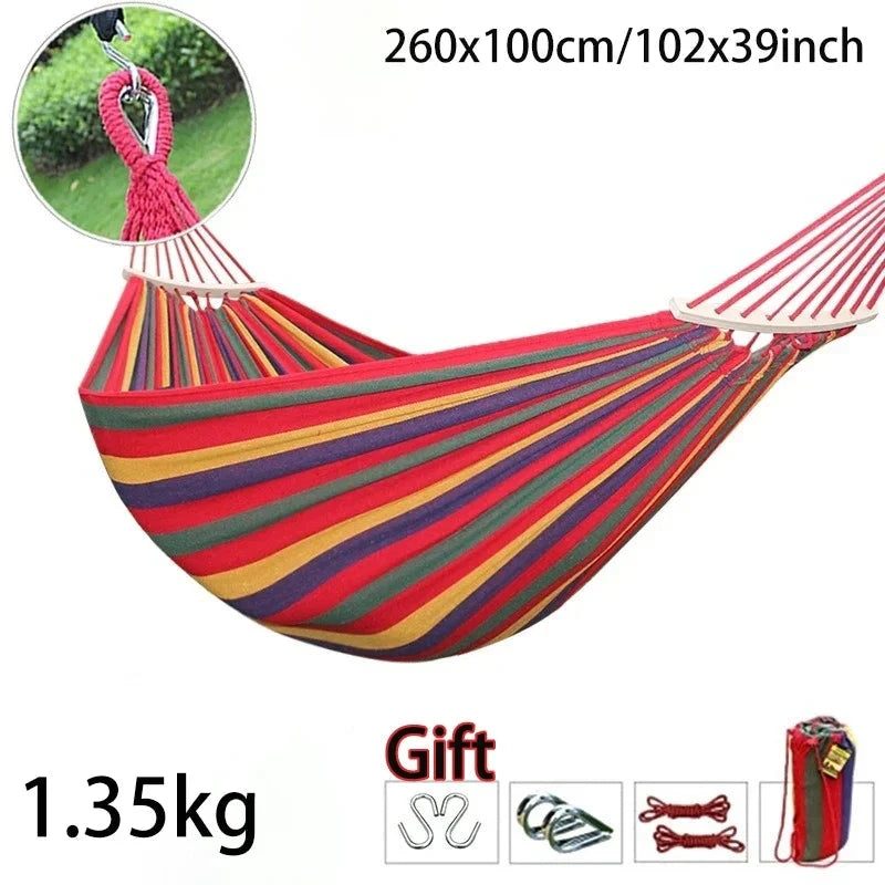 Hammock Outdoor Swing Portable Outdoor/Indoor Hammock with GlowCart
