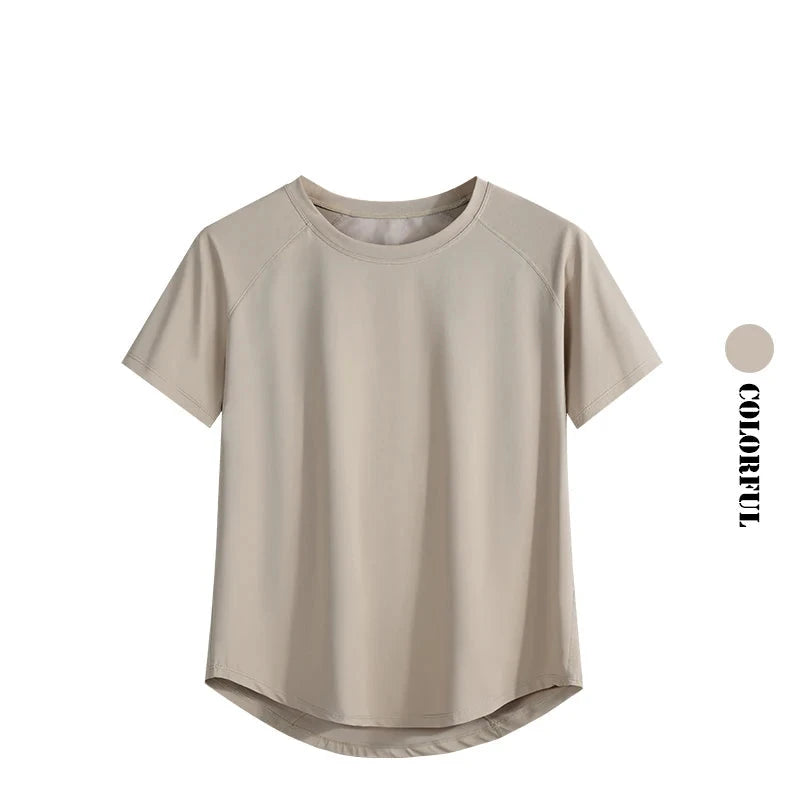 DRUR Yoga Tops Sportswear Woman Gym Shirts Breathable Quick GlowCart