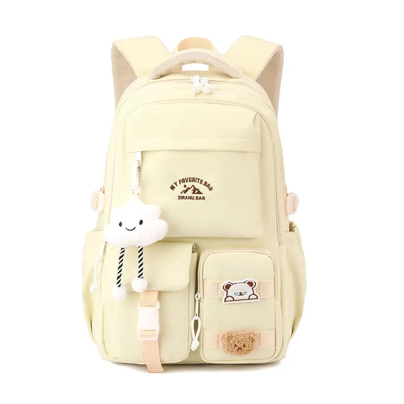 Korean Style Daily Backpack For Women Packsack Waterproof GlowCart