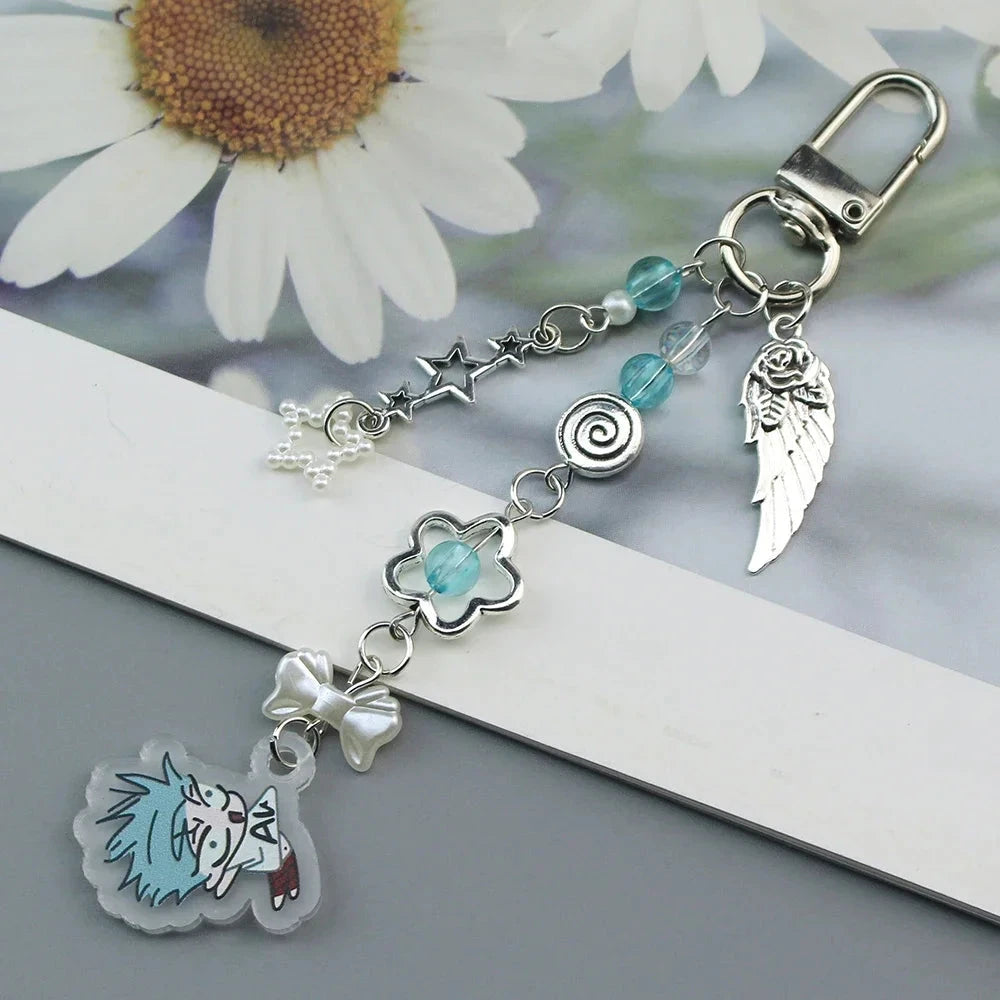 Anime Alien Stage Ivan Till Cosplay Key Chain Acrylic Kawaii GlowCart