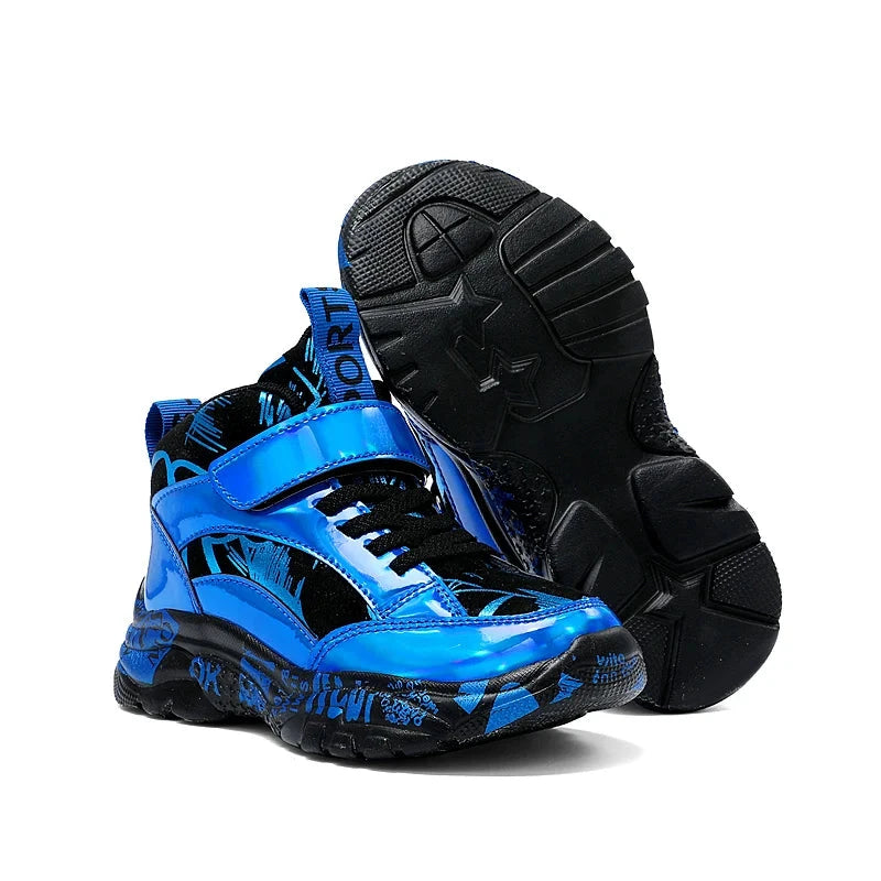 sAutumn breathable boys and children's sports shoes casual running shoes GlowCart