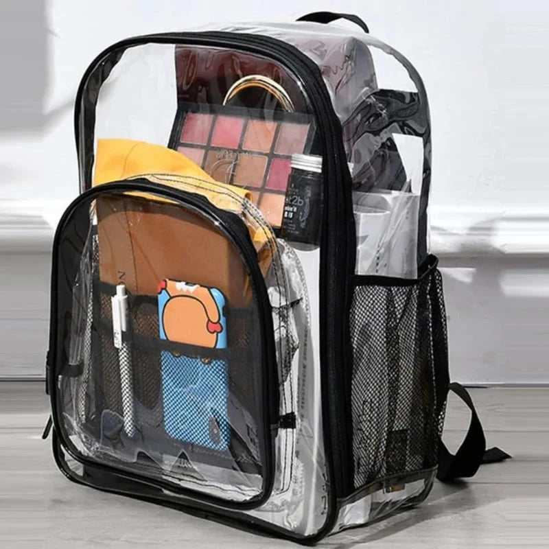 Backpack Waterproof Transparent School Bag Girl Large GlowCart