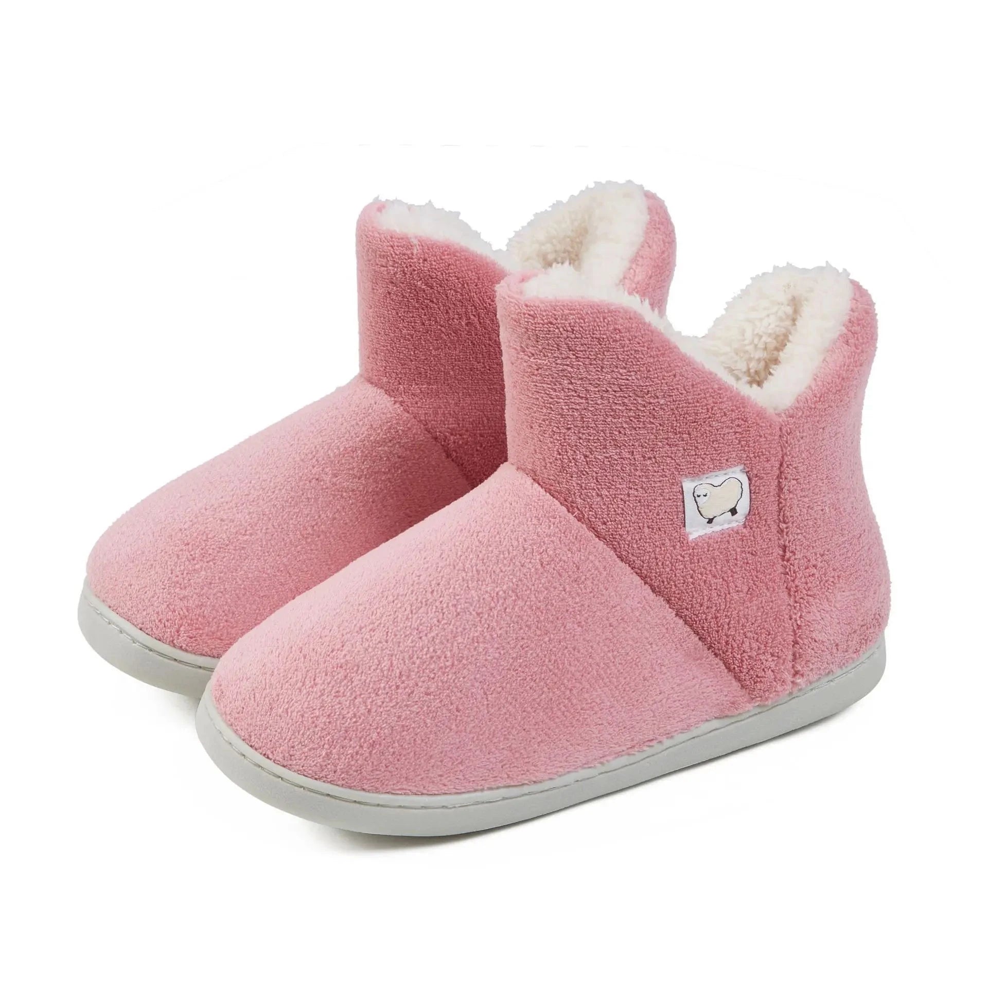 Female 2023 Winter Cotton Boot Slippers Man Woman Shoes GlowCart