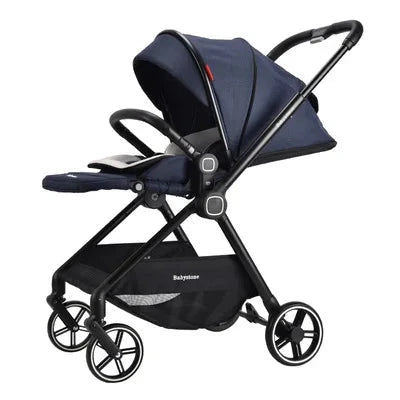 Highview Baby Stroller Can Sit or Lie Down, Lightweight and Foldable, Newborn Baby Umbrella Stroller,Four-wheel Two-way Stroller GlowCart