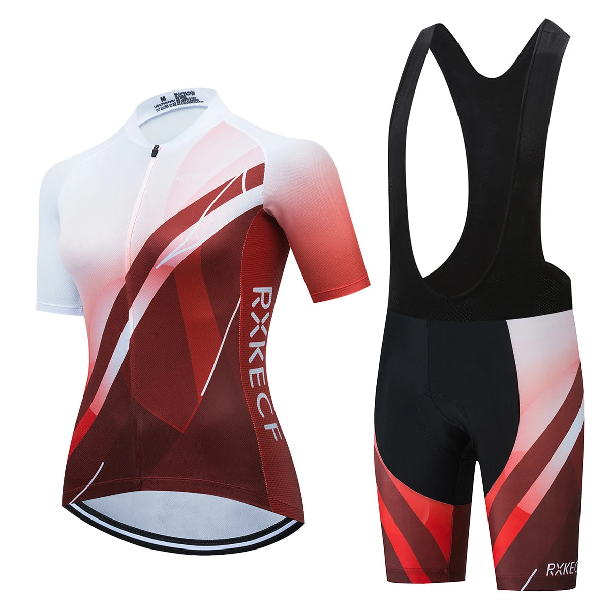 RXKECF Pro 2023 Woman Short Sleeve Cycling Jersey Set Sports Outfit Bike Clothing Kit Mtb Maillot Cyclist Bicycle Clothes GlowCart
