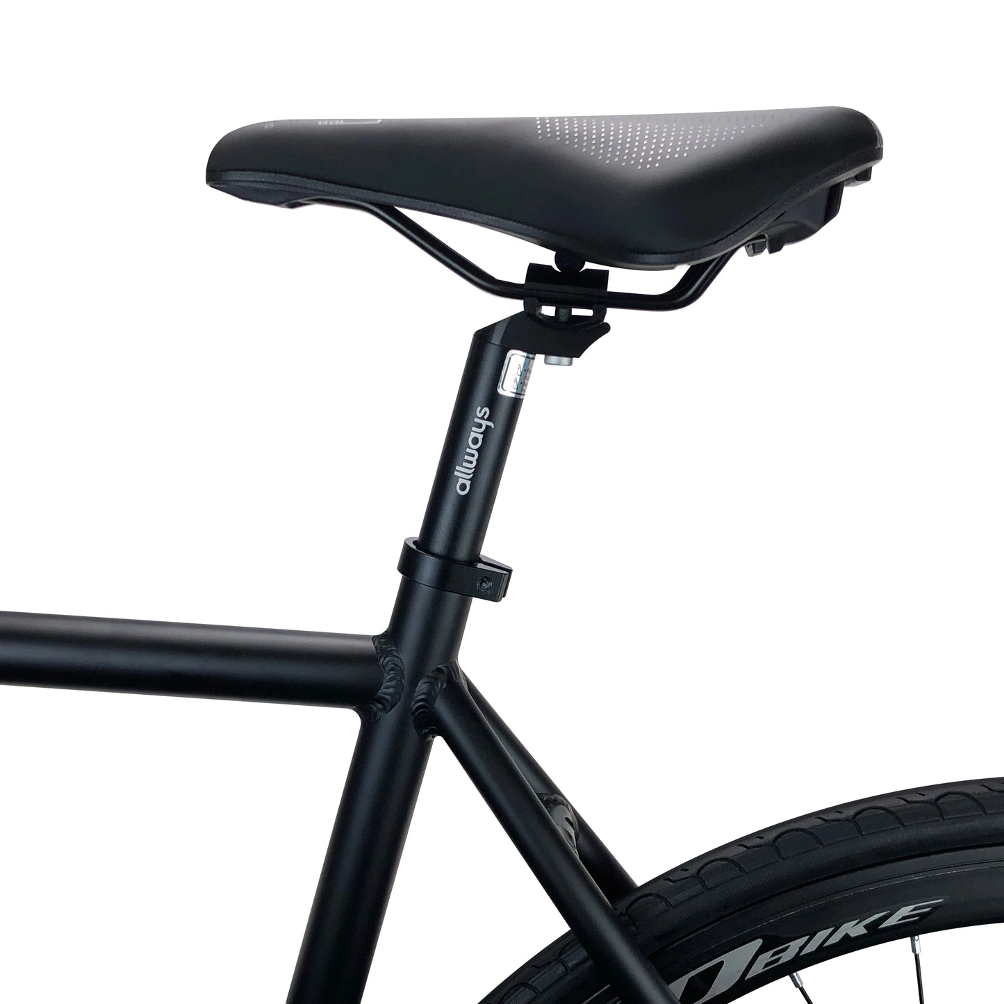 Allways 700C road bike aluminum alloy drop handlebars fixed gear bike rear brake adult bicycle GlowCart