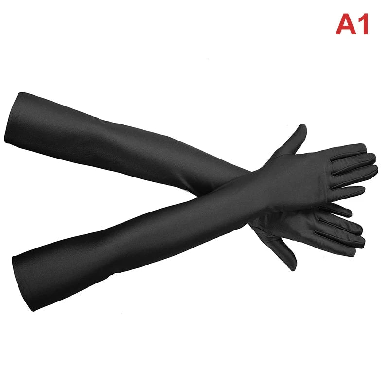 High Elastic Spandex Sun Protection Gloves Party Nightclub GlowCart